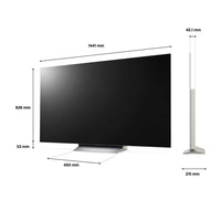 Thumbnail LG OLED65C26LDAEK 65 4K OLED Smart TV, 144.1cm Wide - 39478162292959