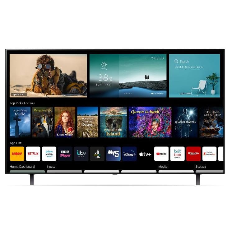 LG OLED77A16LA (2021) OLED HDR 4K Ultra HD Smart TV, 77 inch with Freeview Play-Freesat HD & Dolby Atmos, Black | Atlantic Electrics