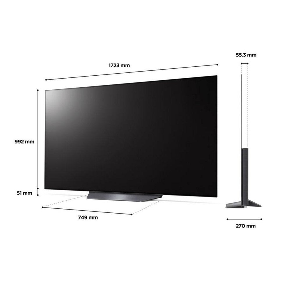 LG OLED77B26LAAEK 77" 4K OLED Smart TV with Voice Assistants | Atlantic Electrics - 39478162555103 