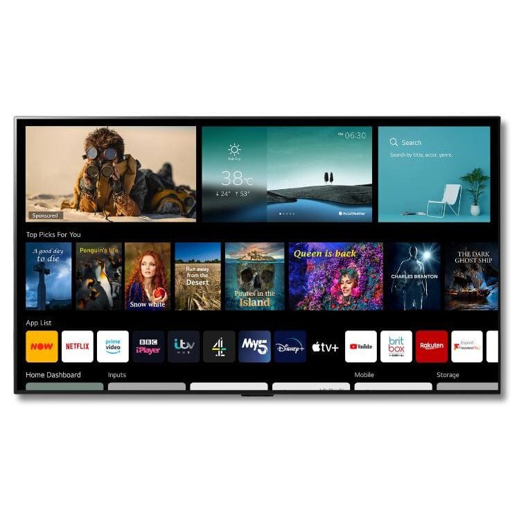 LG OLED77G16LA (2021) OLED HDR 4K Ultra HD Smart TV, 77 inch with Freeview Play-Freesat HD, Dolby Atmos & Gallery Design, Dark Silver - Atlantic Electrics - 39478165209311 