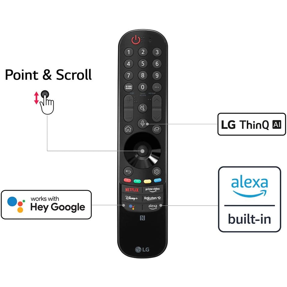 LG OLED83C24LAAEK 83" 4K OLED Smart TV with Voice Assistants | Atlantic Electrics - 39478166094047 