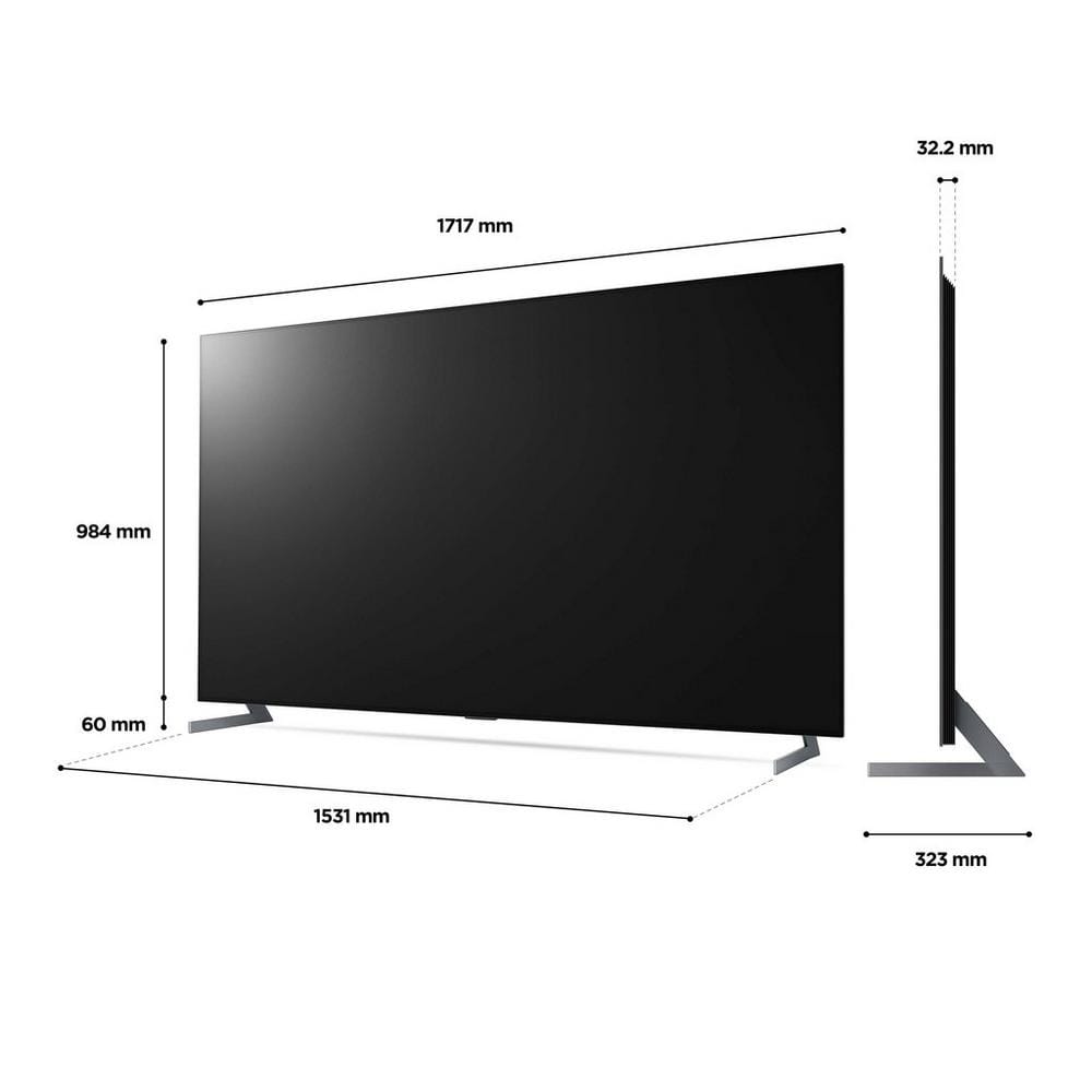LG OLED83G26LAAEK 83" 4K OLED Smart TV with Voice Assistants | Atlantic Electrics - 39478166585567 