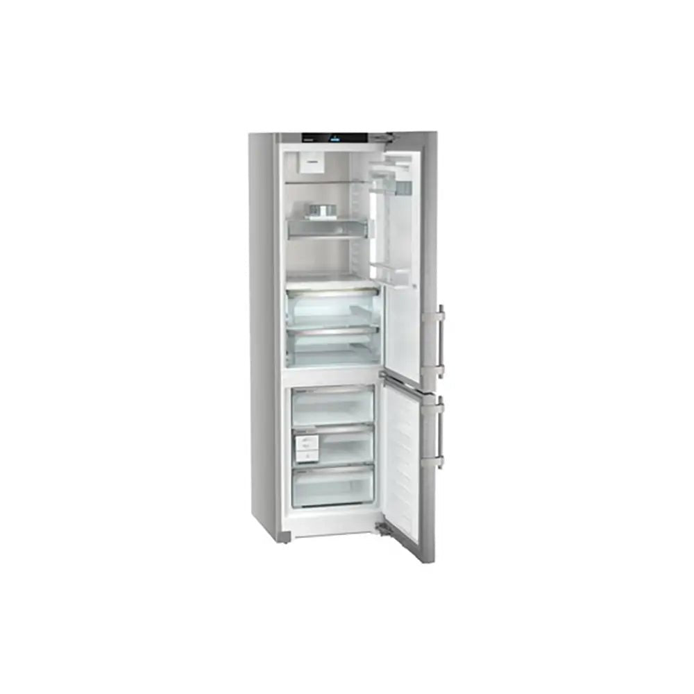 Liebherr CBNSDA5753 Prime 362 Litre Fridge Freezer with BioFresh and NoFrost, 59.7cm Wide - Silver | Atlantic Electrics - 40265855795423 