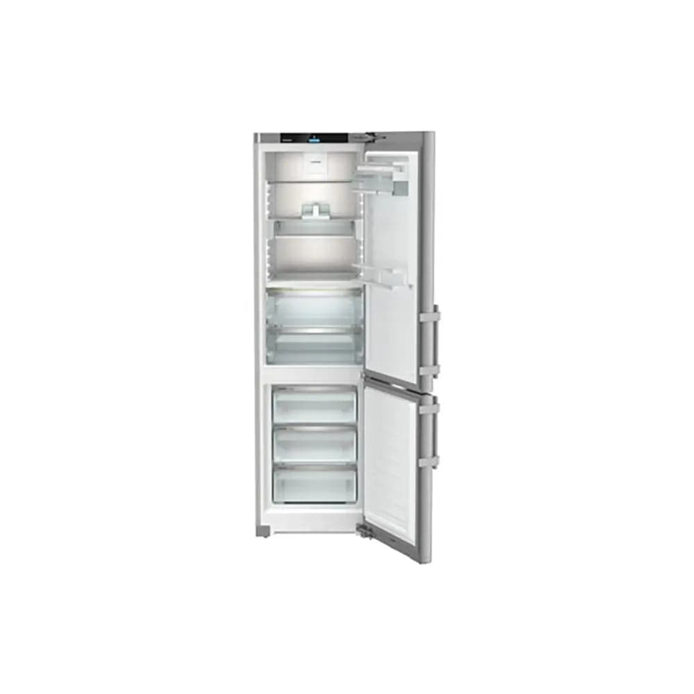 Liebherr CBNSDB5753 Prime 362 Litre Fridge Freezer with BioFresh and NoFrost, 59.7cm Wide - Silver | Atlantic Electrics - 39478170484959 