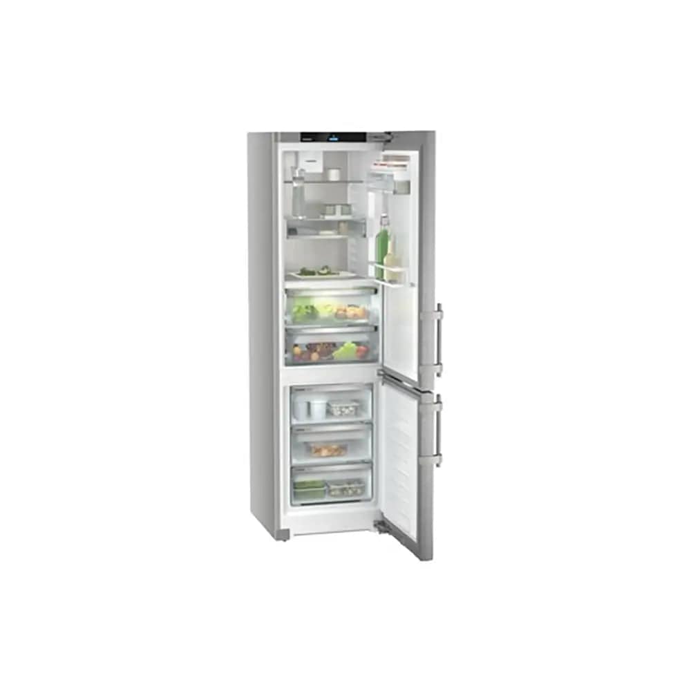 Liebherr CBNSDB5753 Prime 362 Litre Fridge Freezer with BioFresh and NoFrost, 59.7cm Wide - Silver | Atlantic Electrics - 39478170190047 