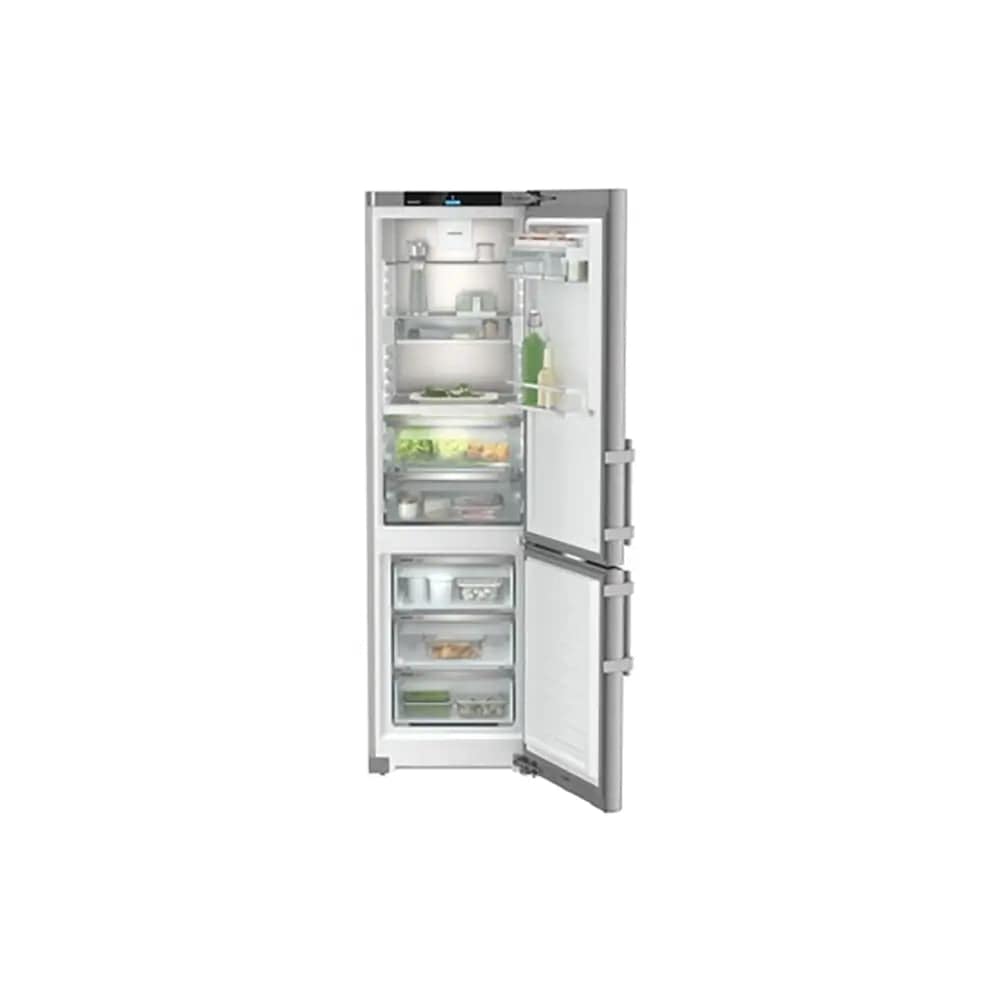 Liebherr CBNSDB5753 Prime 362 Litre Fridge Freezer with BioFresh and NoFrost, 59.7cm Wide - Silver | Atlantic Electrics - 39478170288351 