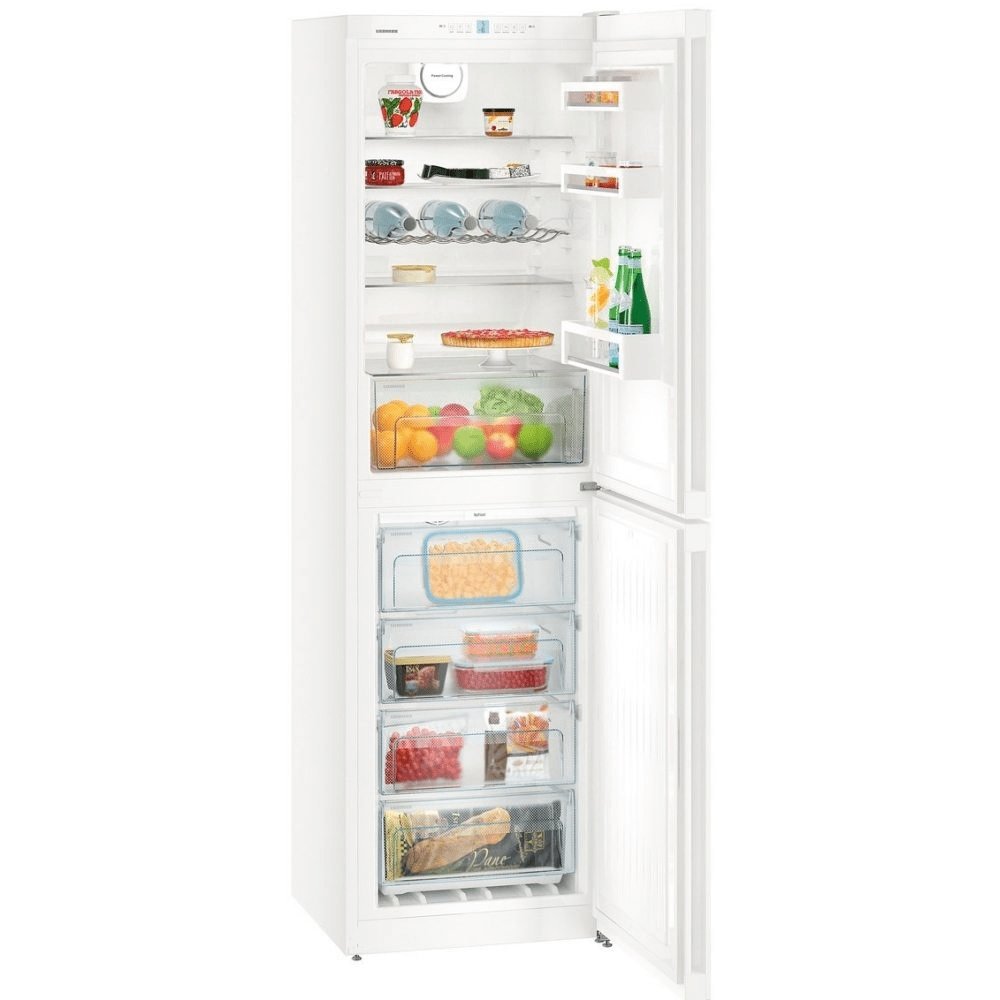 Liebherr CN4713 334 Litre Freestanding Fridge Freezer 50-50 Split Frost Free 60cm Wide - White | Atlantic Electrics - 39478170812639 