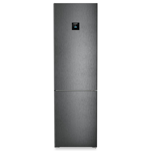 Liebherr CNBDD5733 Plus 371 Litre Combined Fridge- Freezer with EasyFresh and NoFrost- 59.7cm Wide- Black Steel | Atlantic Electrics