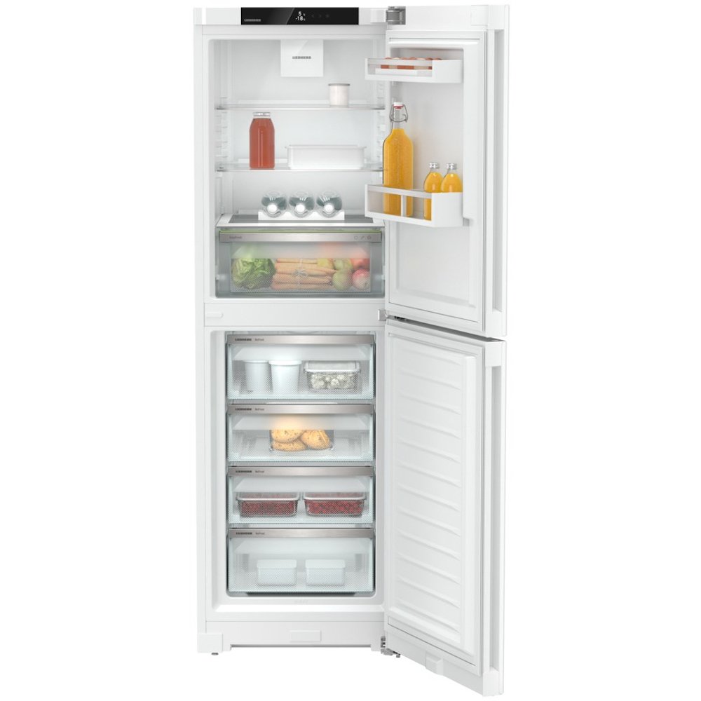 Liebherr CND5204 50/50 Frost Free Freestanding Fridge Freezer 187 litres/ 132 litres- White | Atlantic Electrics - 41007947317471 
