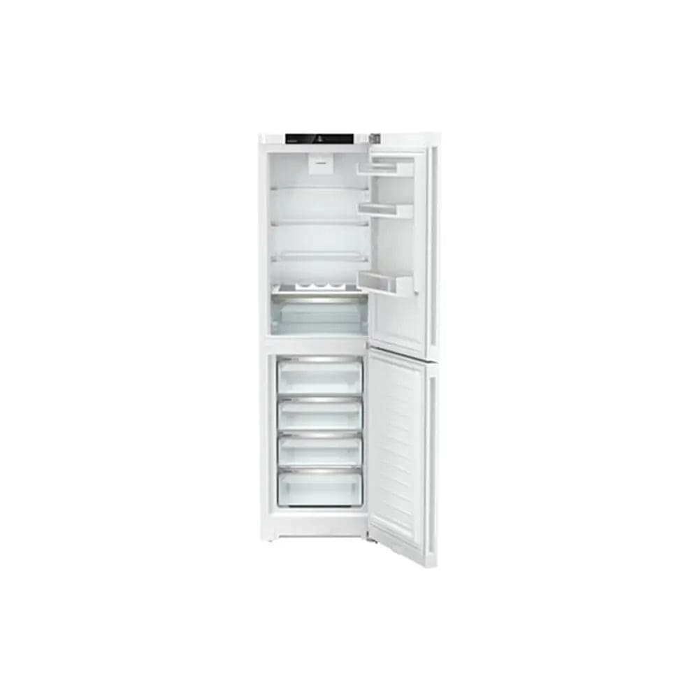 Liebherr CND5704 Pure 359 Litre Combined Fridge Freezer with EasyFresh and NoFrost, 59.7cm Wide - White | Atlantic Electrics - 39478175695071 