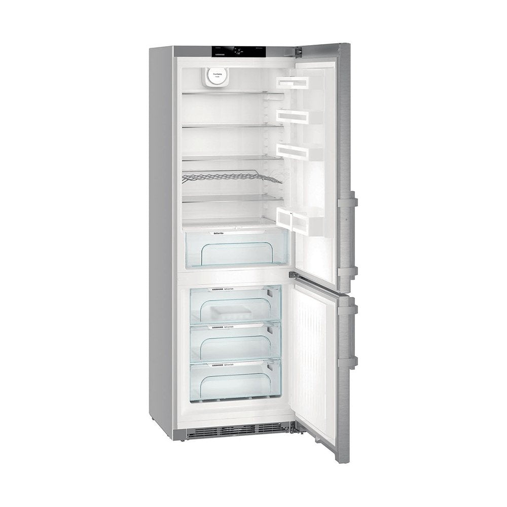 Liebherr CNef5735 60/40 Freestanding Fridge Freezer 299 liters/112 liters - Silver | Atlantic Electrics - 39478171140319 