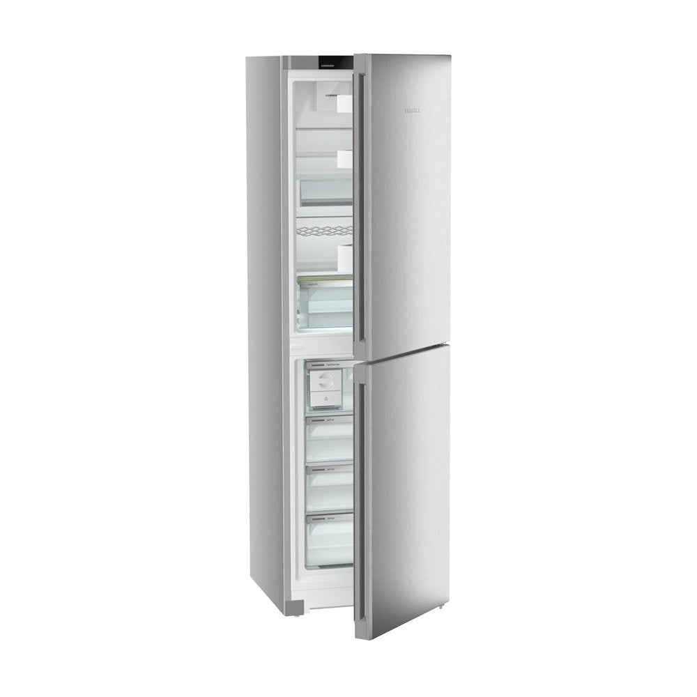Liebherr CNSFD5724 Plus 359 Litre Combined Fridge-Freezer with 4 Freezer Drawers, NoFrost, EasyFresh- SteelFinish, 59.7cm Wide | Atlantic Electrics - 39478178250975 