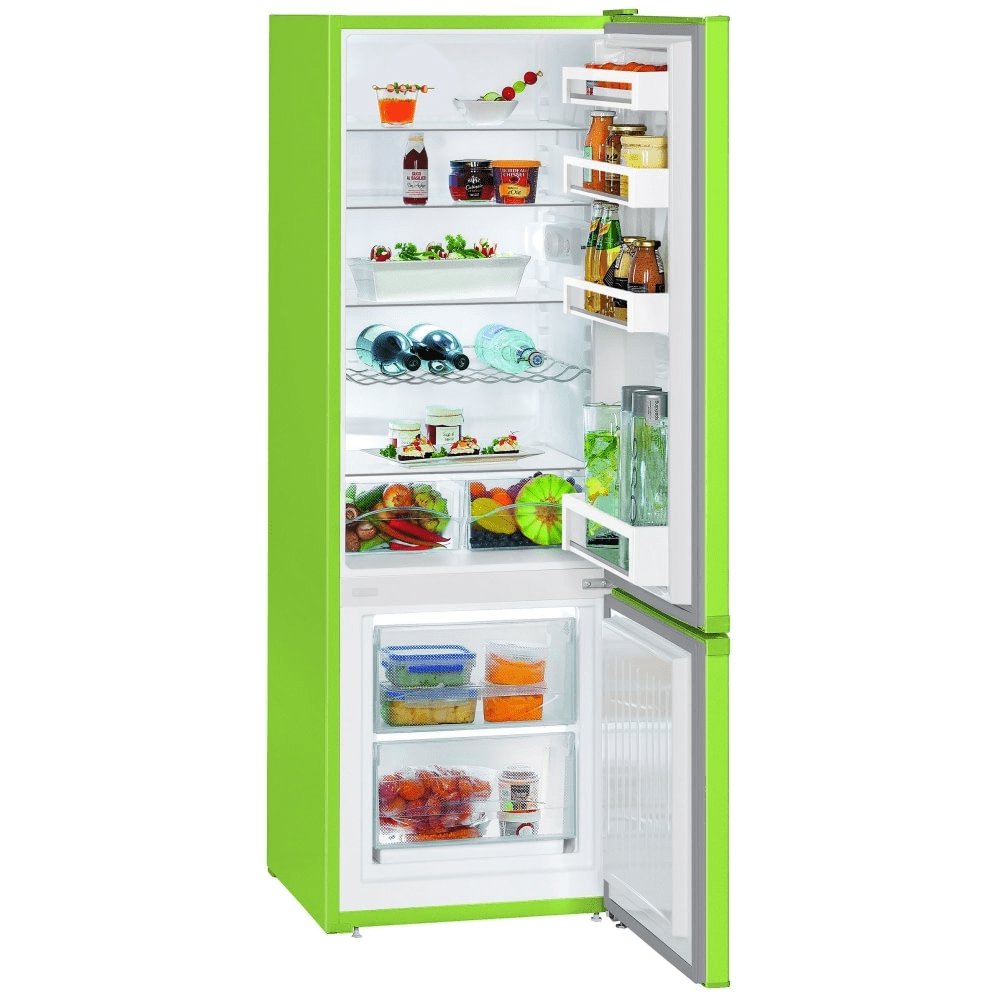 Liebherr CUkw2831 265 Litre Freestanding Fridge Freezer 55cm Wide- Kiwi Green - Atlantic Electrics - 39478180085983 