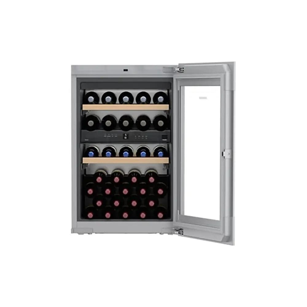 Liebherr EWTgw1683 Vinidor 104 Litre Built-In Multi-Temperature Wine Cabinet, 33 Bordeaux Bottles, Flush-Mounted Door Assembly - 59.5cm Wide | Atlantic Electrics - 39478181200095 
