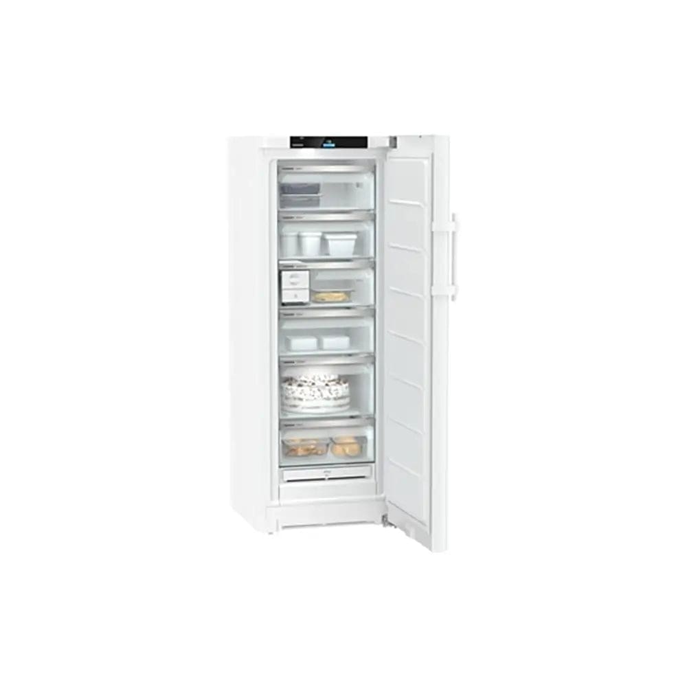 Liebherr FND5056 Prime 238 Litre Freestanding Freezer with NoFrost, EasyTwist Ice, 6 Drawers, 59.7cm Wide - White | Atlantic Electrics - 39478190473439 