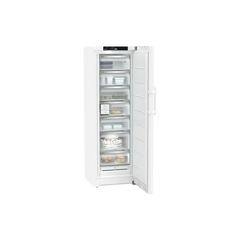 Liebherr FND525I Prime 277 Litre Freestanding Freezer with NoFrost, Frost Protect, 7 Drawers, 59.7cm Wide - White | Atlantic Electrics - 39478190932191 