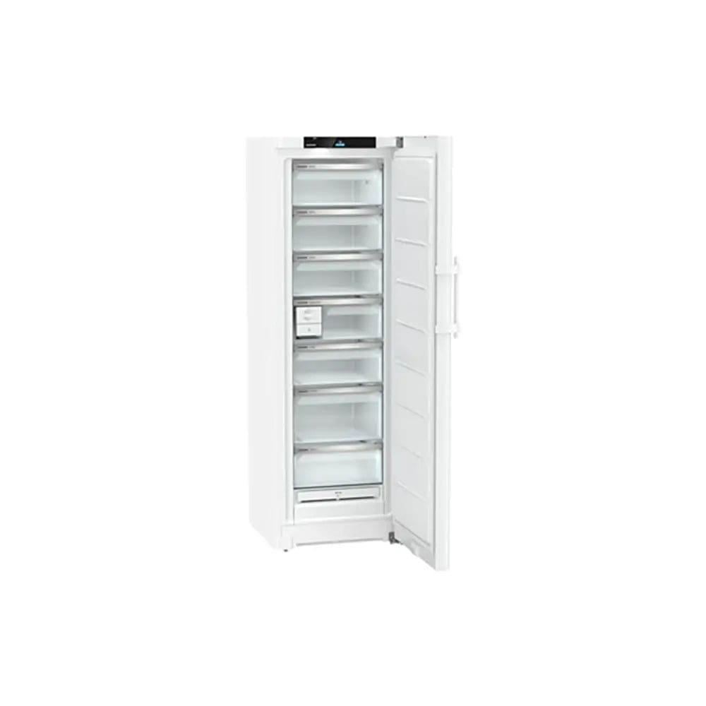 Liebherr FND525I Prime 277 Litre Freestanding Freezer with NoFrost, Frost Protect, 7 Drawers, 59.7cm Wide - White | Atlantic Electrics - 39478191063263 