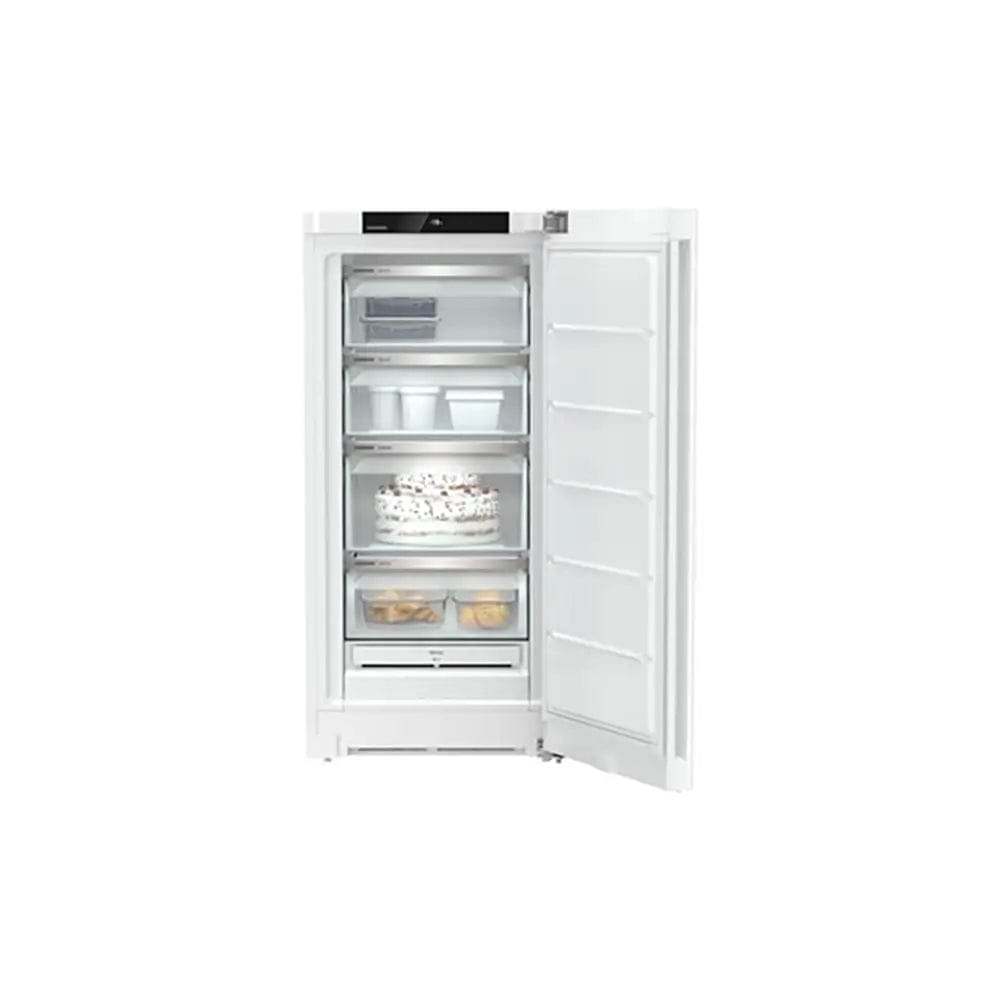 Liebherr FNE4224 Plus 160 Litre Freestanding Freezer with NoFrost, 4 Drawers, 59.7cm Wide - White | Atlantic Electrics - 39478189981919 