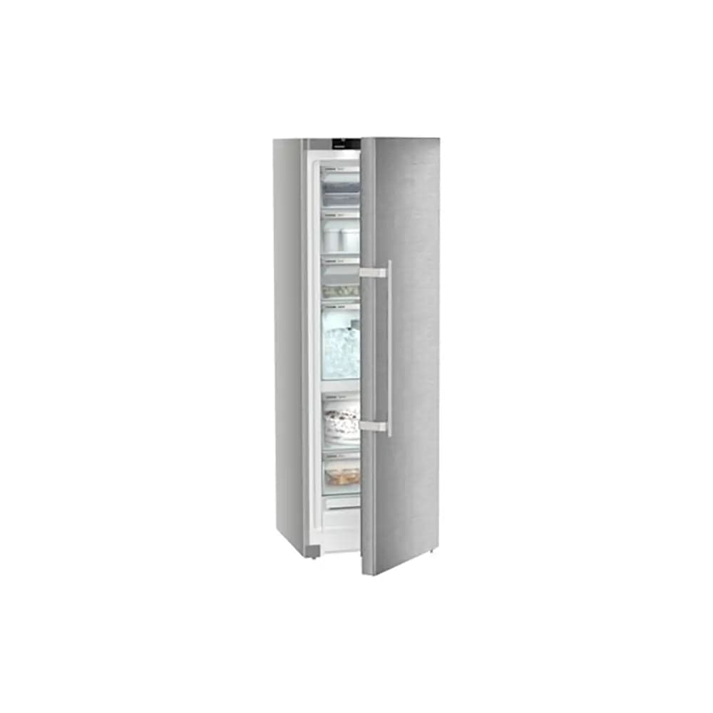 Liebherr FNSDD5297 Peak 277 Litre Freestanding Freezer with NoFrost, 7 Drawers, 59.7cm Wide - Silver | Atlantic Electrics - 39478189687007 