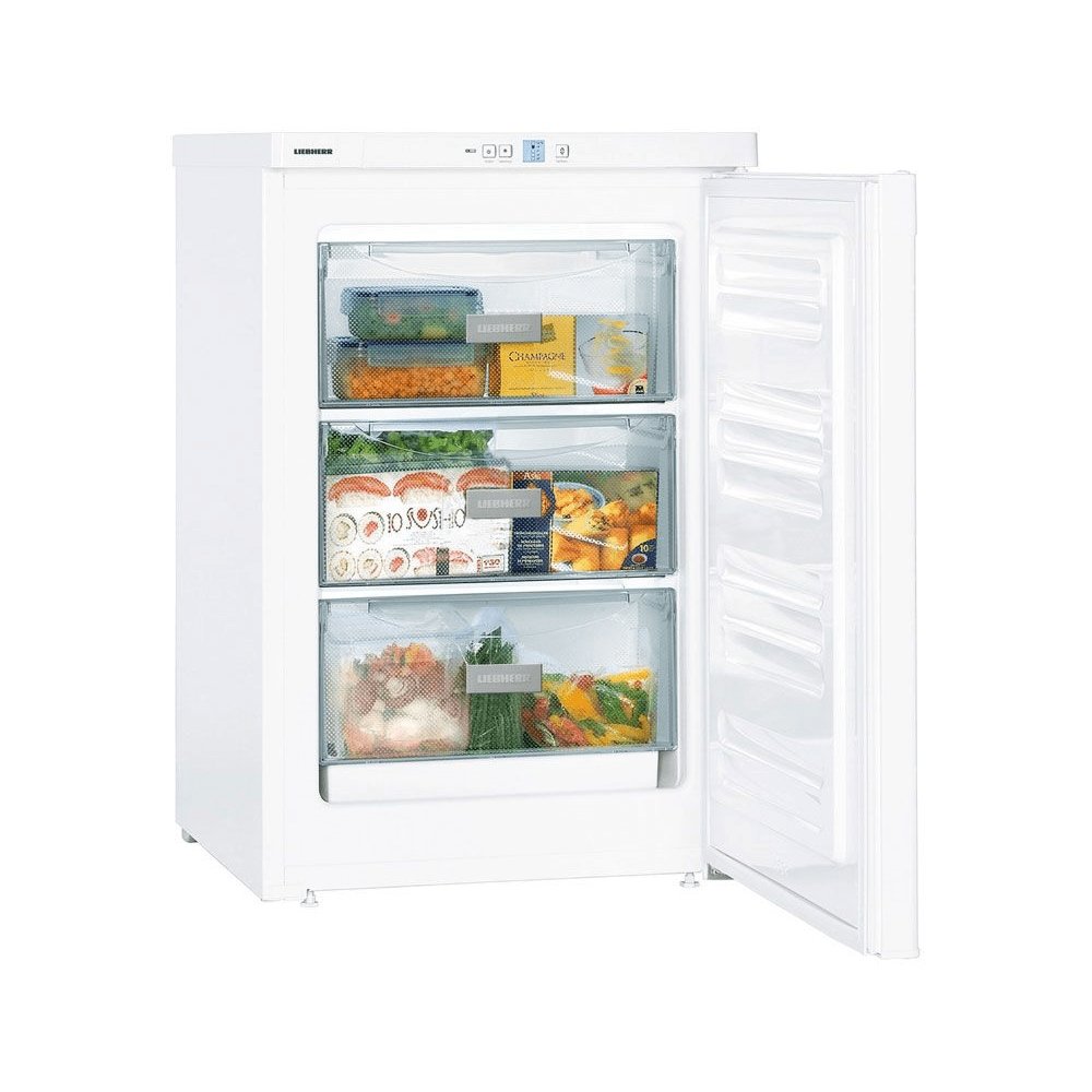 Liebherr G1213 97 Litre Under Counter Freezer with SmartFrost, FrostProtect, 3 Freezer Drawers- 55.3cm Wide - Atlantic Electrics - 39478187950303 