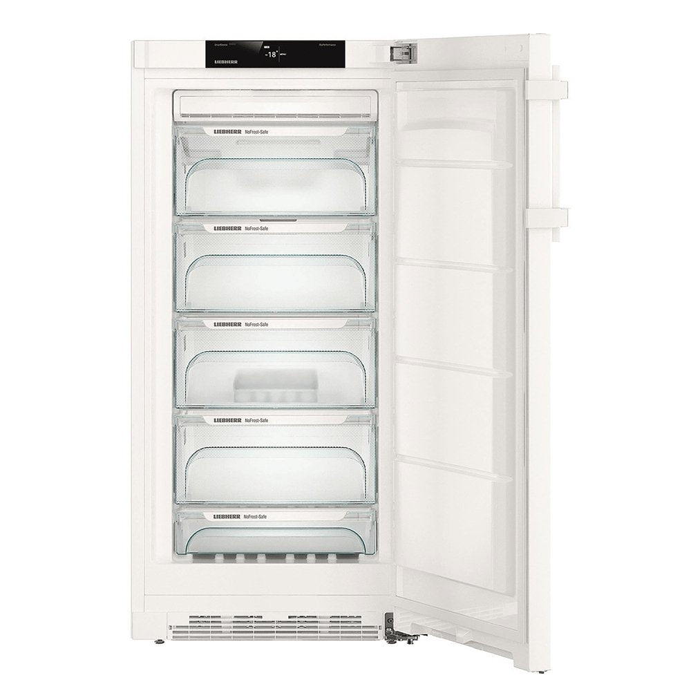 Liebherr GN2835 161 Litre Freestanding Upright Freezer 125cm Tall Frost Free 60cm Wide - White | Atlantic Electrics - 39478188867807 
