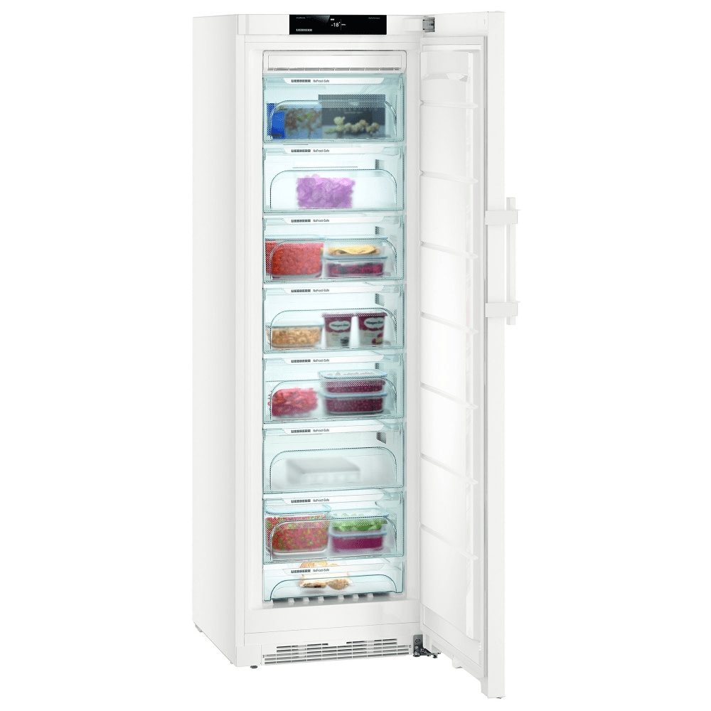 Liebherr GN4335 276 Litre Freestanding Freezer with NoFrost 60cm Wide- White | Atlantic Electrics - 39478188835039 