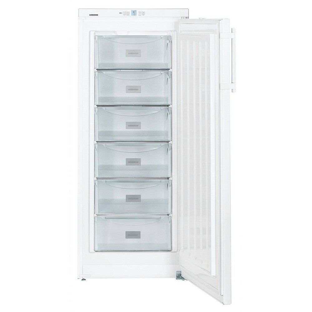 Liebherr GP2433 191 Litre Comfort Freezer with SmartFrost, FrostProtect, 6 Freezer Drawers 60cm Wide | Atlantic Electrics - 39478191554783 