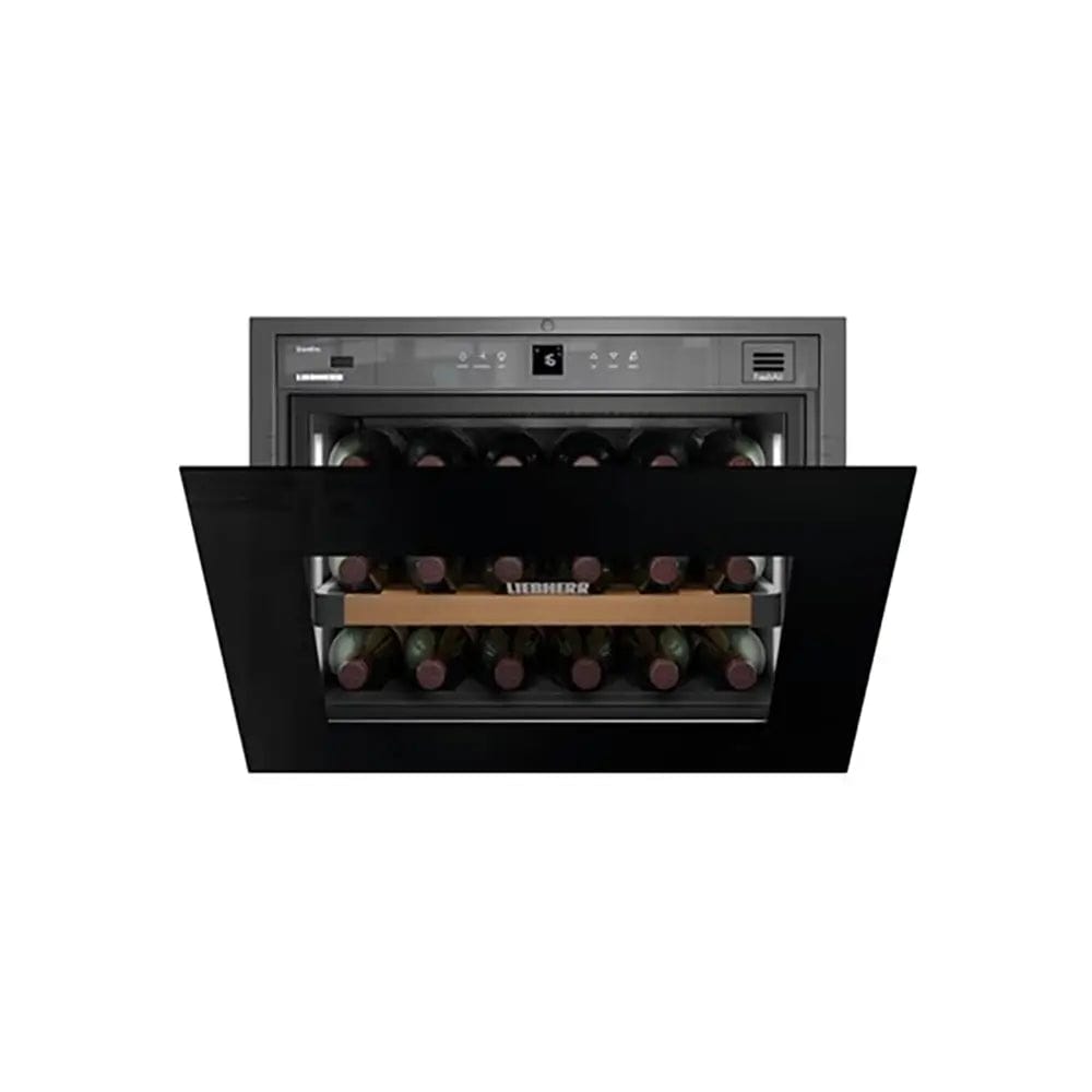 Liebherr GrandCru WKEGB582 18 Bottle Built-in Black Wine Storage Cabinet | Atlantic Electrics - 39478192406751 
