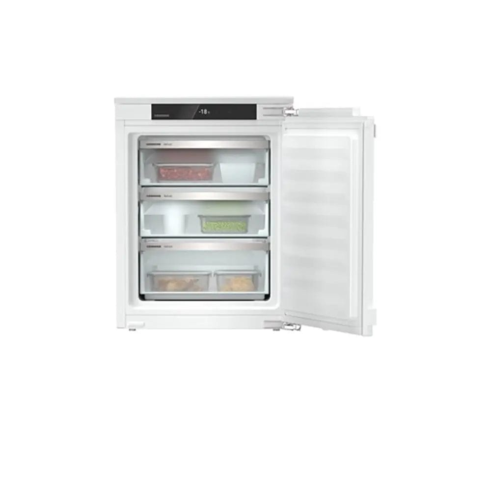 Liebherr IFNE3503 Pure 65 Litre Integrated Freezer with NoFrost, Fixed Door, 3 Drawers - 55.9cm Wide | Atlantic Electrics - 39478193848543 