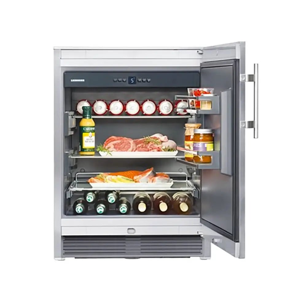 Liebherr OKES1750 Prime Outdoor Cooler, 59.8cm Wide - Stainless Steel Door - Atlantic Electrics - 40185213157599 