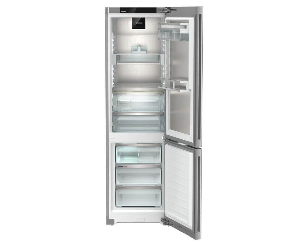 Liebherr Peak CBNstc579i 201.5x60cm Bio Fresh No Frost Stainless Steel Fridge Freezer | Atlantic Electrics