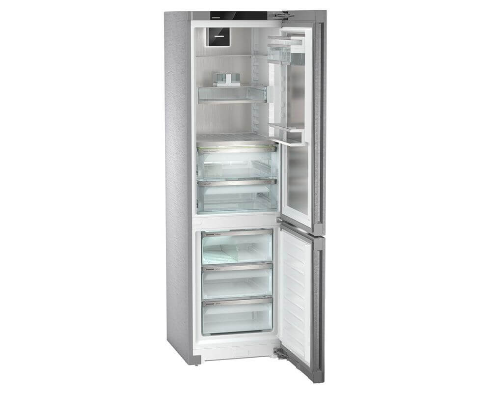 Liebherr Peak CBNstc579i 201.5x60cm Bio Fresh No Frost Stainless Steel Fridge Freezer | Atlantic Electrics