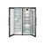 Thumbnail Liebherr Peak XRFbs5295 665L Black Steel No Frost Freestanding Side by Side Fridge Freezer with Ice Maker | Atlantic Electrics- 39478209413343