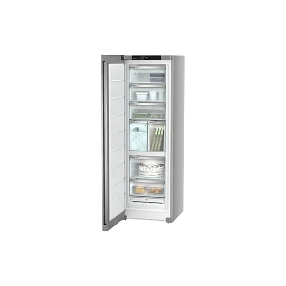 Liebherr Plus SFNsfe5247 185.5x60cm 278L No Frost Stainless Steel Tall Freezer with Ice Maker | Atlantic Electrics - 39478214623455 