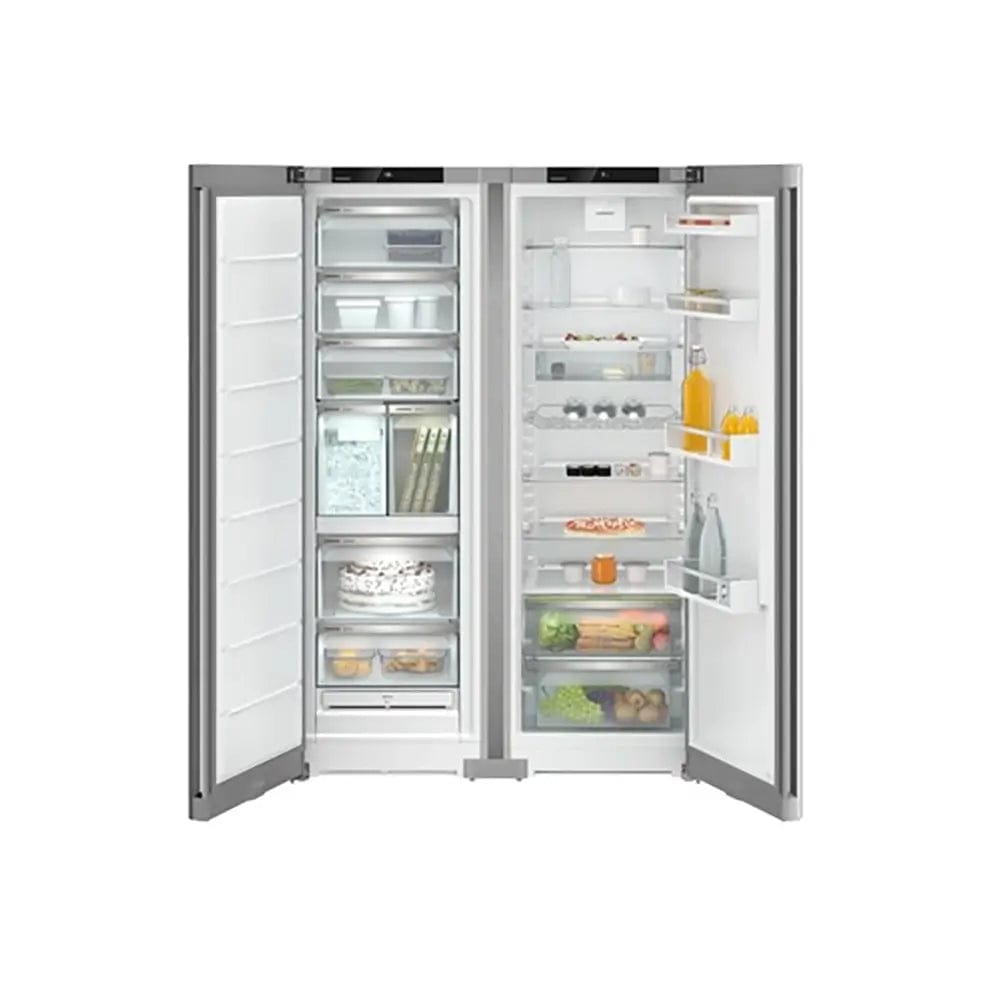 Liebherr Plus XRFsf5240 122cm 677L No Frost Silver Side by Side Fridge Freezer | Atlantic Electrics - 39478210789599 