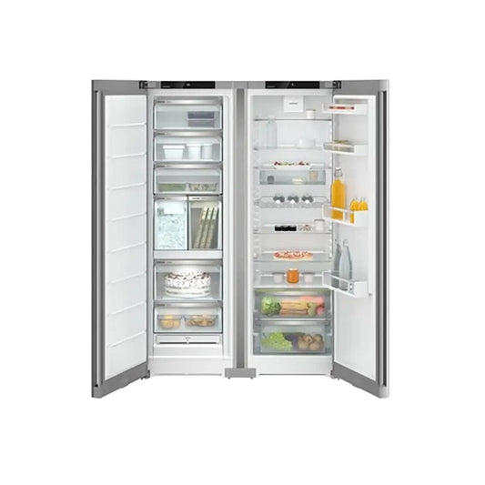 Liebherr Plus XRFsf5240 122cm 677L No Frost Silver Side by Side Fridge Freezer | Atlantic Electrics
