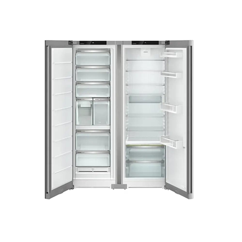 Liebherr Plus XRFSF5245 122cm 660L No Frost Silver Side by Side Fridge Freezer | Atlantic Electrics - 39478211051743 