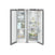 Thumbnail Liebherr Plus XRFSF5245 122cm 660L No Frost Silver Side by Side Fridge Freezer | Atlantic Electrics- 39478211018975