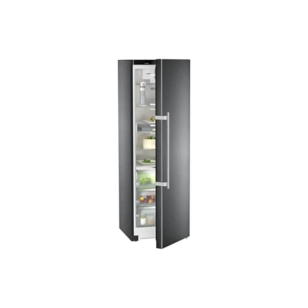 Liebherr Prime RBbsc5250 185x60cm 387L Black Steel Larder Fridge | Atlantic Electrics