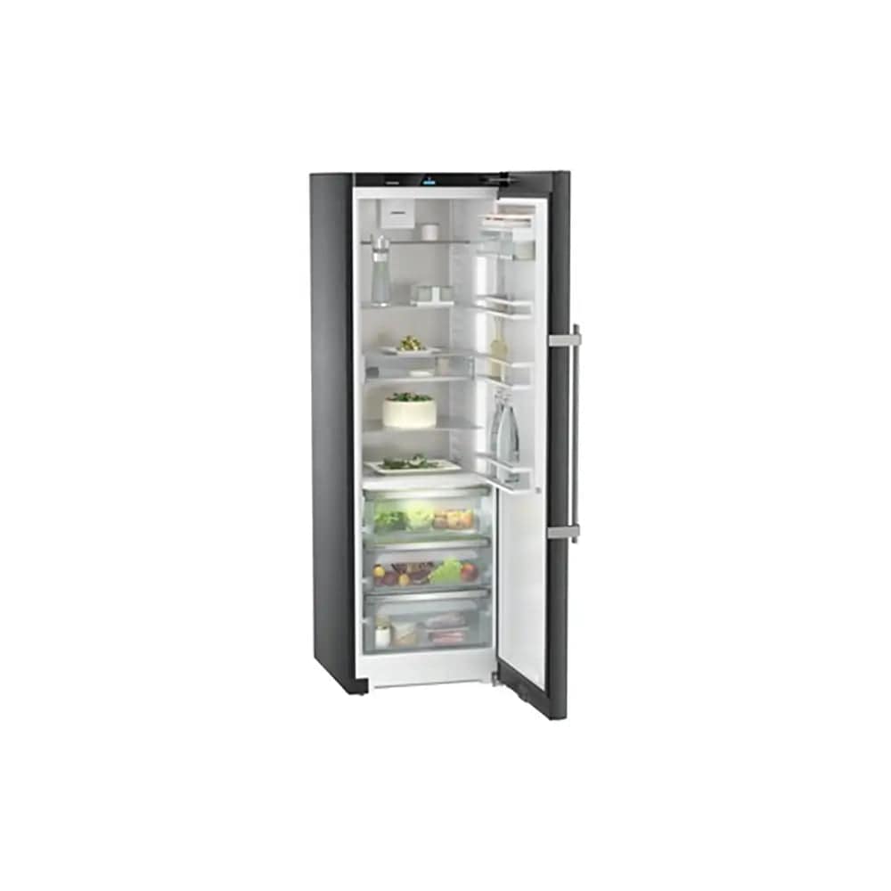 Liebherr Prime RBbsc5250 185x60cm 387L Black Steel Larder Fridge | Atlantic Electrics - 39478213181663 