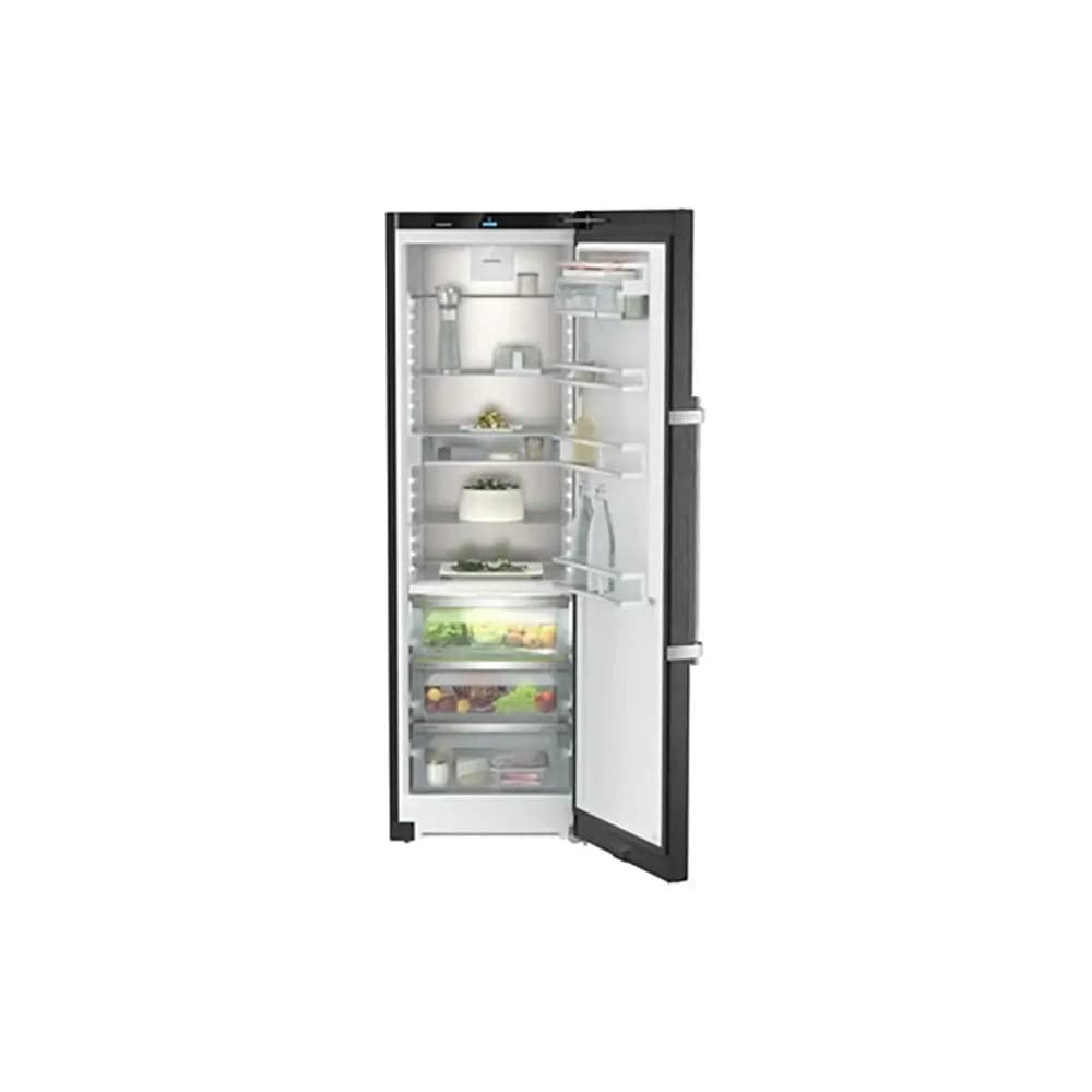 Liebherr Prime RBbsc5250 185x60cm 387L Black Steel Larder Fridge | Atlantic Electrics