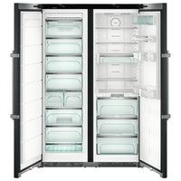 Thumbnail Liebherr SBSBS8683 Side by Side Combination with BioFresh, SoftSystem, 9 Freezer Drawers (includes 2 x half drawers), NoFrost- 39478214721759