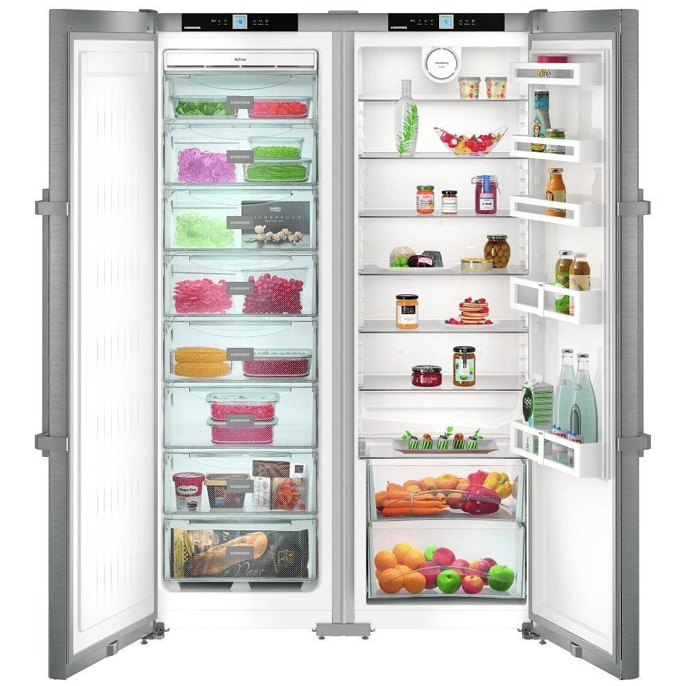 Liebherr SBSEF7242 Comfort Side By Side Fridge Freezer with NoFrost, 121cm Wide | Atlantic Electrics - 39478215016671 