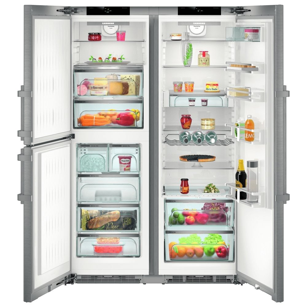 Liebherr SBSES8483 Premium Combination with SoftSystem, BioFresh, 5 Freezer Drawers (includes 2 x half drawers), NoFrost, Ice | Atlantic Electrics - 39478216294623 