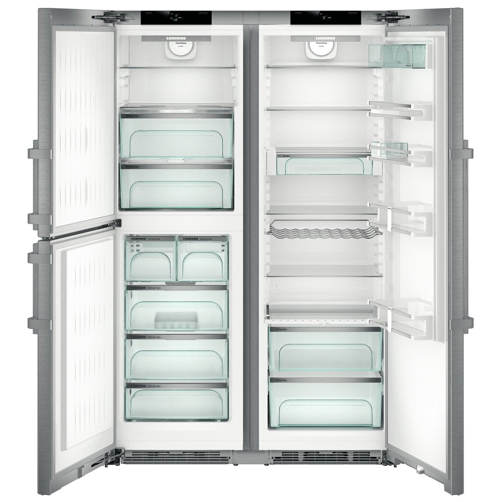 Liebherr SBSES8483 Premium Combination with SoftSystem, BioFresh, 5 Freezer Drawers (includes 2 x half drawers), NoFrost, Ice - Atlantic Electrics - 39478216229087 