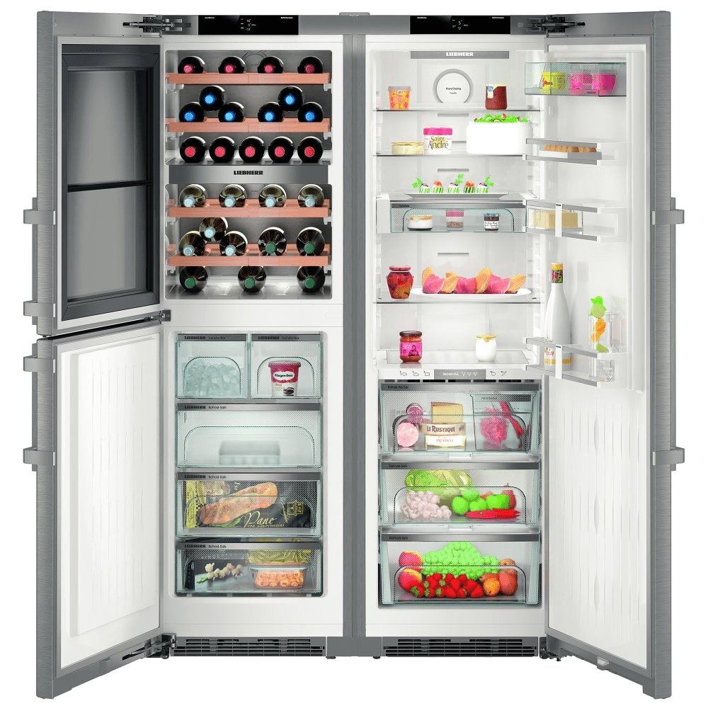 Liebherr SBSES8496 PremiumPlus Side-by-Side Combination with BioFresh, NoFrost, IceMaker- Fixed Water Connection- 121.0cm Wide | Atlantic Electrics