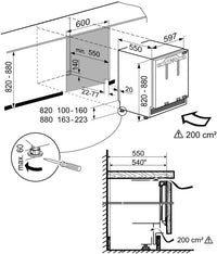 Thumbnail Liebherr SUIG1514 Under Counter Integrated Freezer 95 liters - 40751235432671