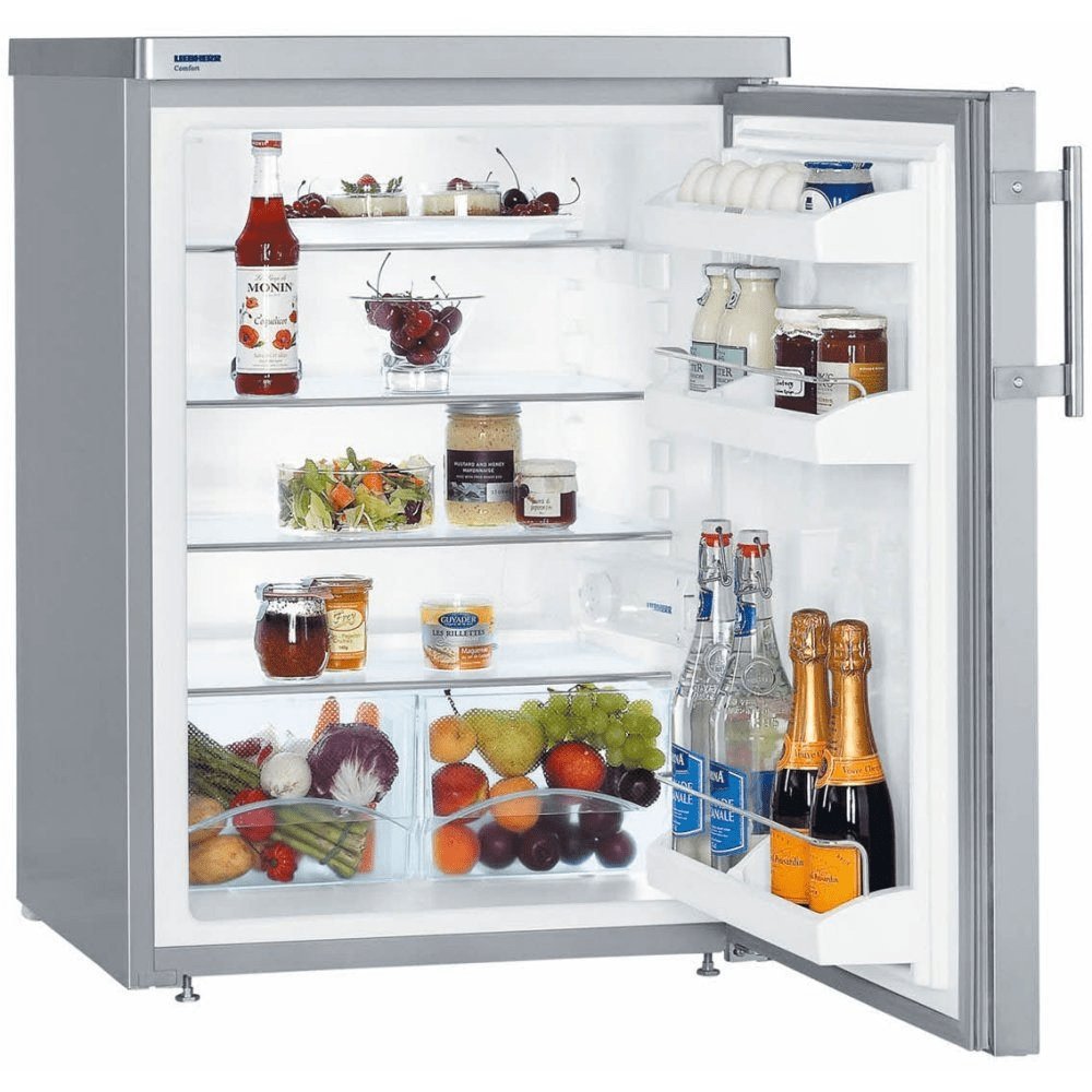 Liebherr TPESF1710 145 Litre Freestanding Larder Fridge 60.1cm Wide- Stainless Steel- Silver | Atlantic Electrics - 39478221832415 