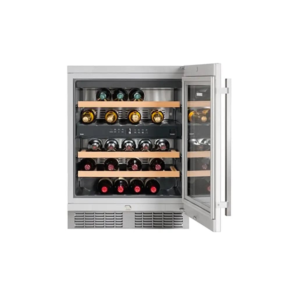 Liebherr Vinidor UWTES1672 34 Bottle Silver Built Under Multi-Temperature Wine Cabinet | Atlantic Electrics - 39478223601887 