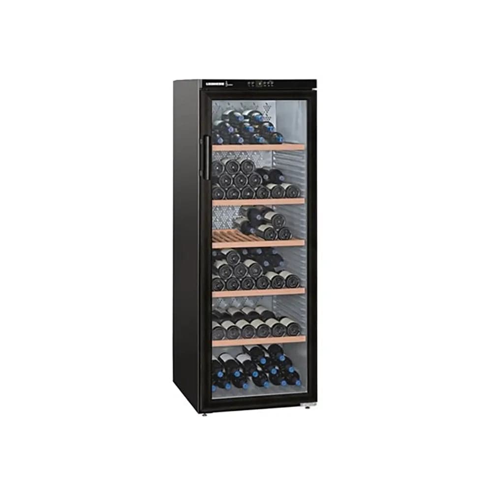 Liebherr WKB4212 Vinothek 402 Litre Wine Storage Cabinet, 200 Bordeaux Bottles, 60cm Wide - Black - Insulated Glass | Atlantic Electrics - 39478223798495 